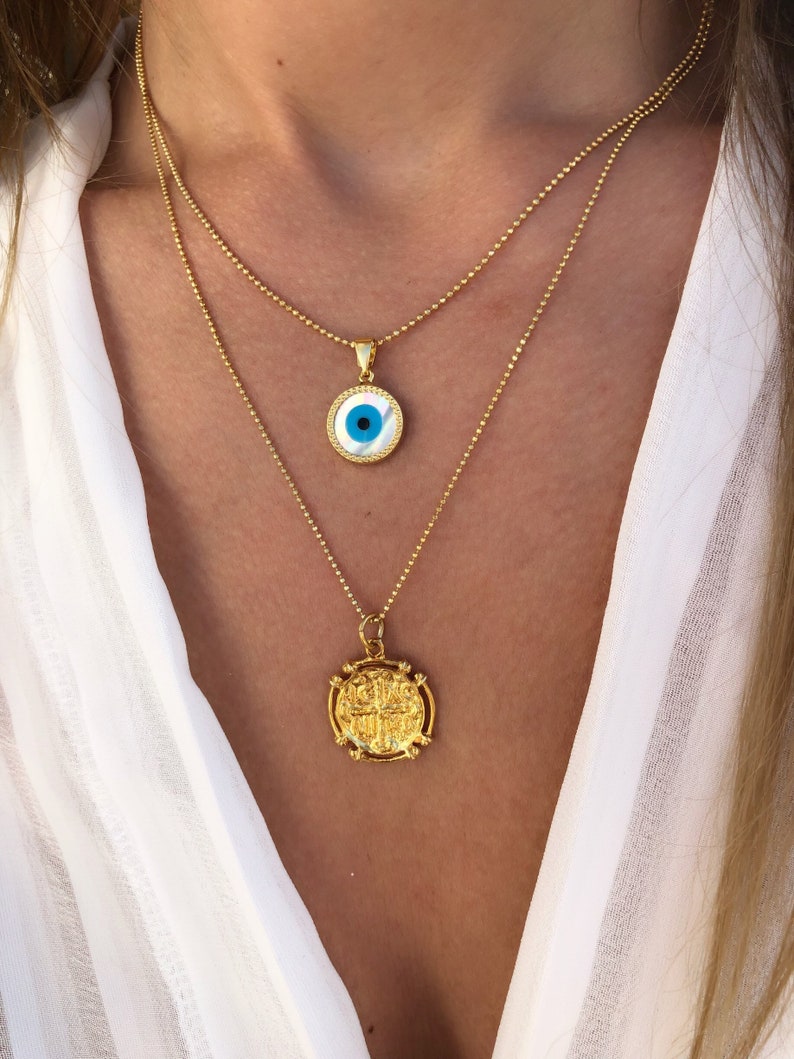 Lika Behar Single Rondelle Diamond Necklace 24K Gold RD-N-116-GOXD-1 – NAGI